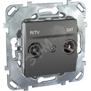 Розетка телевизионная проходная R-TV/SAT - Schneider Electric