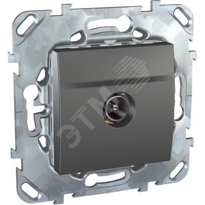 UNICAtop Розетка TV один.в рамку черн - Schneider Electric