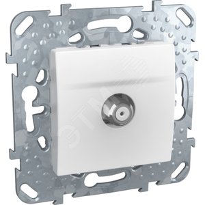 Одиноч. SAT-коннектор, бел - Schneider Electric