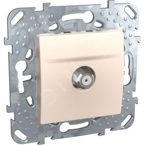 Одиноч. SAT-коннектор, беж - Schneider Electric