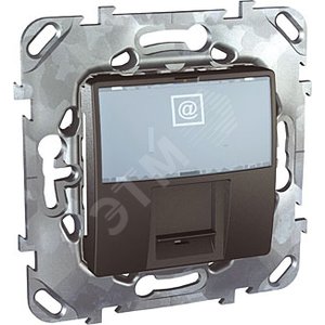 Розетка телефонная 1хRJ12 6 контактов - Schneider Electric