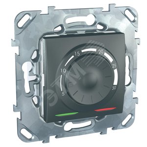 UNICAtop Термостат электронный 8А со встроенным   термодатчиком графит - Schneider Electric