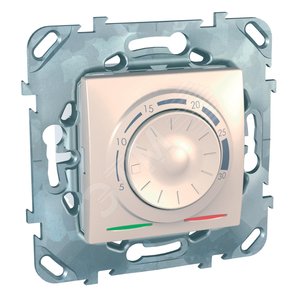 Unica Бежевый Термостат электронный 8А (от +5 до +30С) | MGU5.501.25ZD | Schneider Electric - Schneider Electric