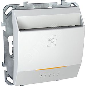 Unica Белый Выключатель карточный с задержкой отключения | MGU5.540.18ZD | Schneider Electric - Schneider Electric
