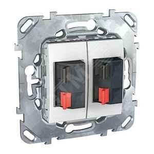 UNICA Розетка аудио х2 белая - Schneider Electric