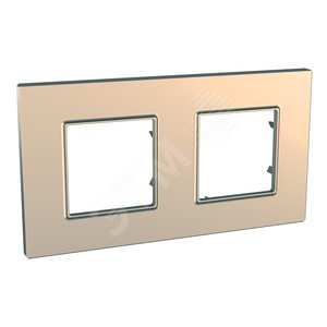 Unica Quadro Медь Рамка 2-ая | MGU6.704.56 | Schneider Electric - Schneider Electric