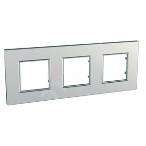 Unica Quadro Серебро Рамка 3-ая | MGU6.706.55 | Schneider Electric - Schneider Electric