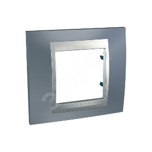 Unica TOP Грэй/Алюминий Рамка 1-ая | MGU66.002.097 | Schneider Electric - Schneider Electric