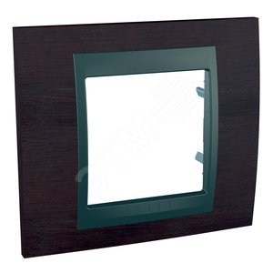 Unica TOP Венге/Графит Рамка 1-ая | MGU66.002.2M3 | Schneider Electric - Schneider Electric