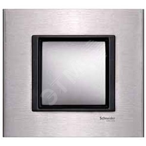 Unica CLASS Серебристый алюминий Рамка 1-ая | MGU68.002.7A1 | Schneider Electric - Schneider Electric