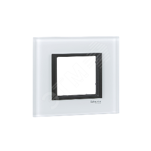 Unica CLASS Белое стекло Рамка 1-ая | MGU68.002.7C2 | Schneider Electric - Schneider Electric