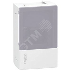 MINI PRAGMA ЩИТ НАВЕСНОЙ С БЕЛОЙ ДВ. 1РЯД/4МОД,IP40,IK07,50А,2 клеммы,Италия | MIP12104 | Schneider Electric - Schneider Electric