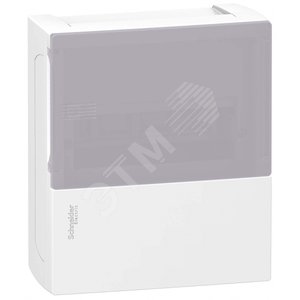MINI PRAGMA ЩИТ НАВЕСНОЙ С ДЫМЧАТОЙ ДВ. 1РЯД/8МОД,IP40,IK07,63А,2 клеммы,Италия | MIP12108T | Schneider Electric - Schneider Electric
