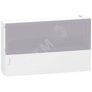 Щит распределительный навесной ЩРн-П-18 IP40 пластиковый прозрачная дверь белый Mini Pragma NEW (MIP12118S)