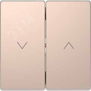 Клавиша-кнопка D-Life для жалюзи шампань SD (MTN3855-6051) - Schneider Electric