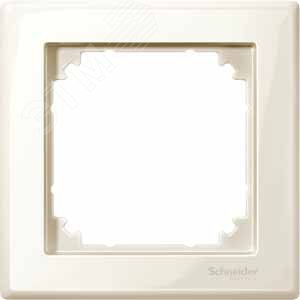 Рамка 1 пост бежевая 5