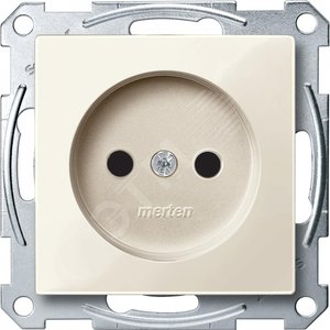 Механизм розетки без заземляющего контакта бежевыйЙ (MTN2000-0344) - Schneider Electric