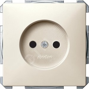 MERTEN Механизм розетки 16А б з/к с/шт. беж. QF SD | MTN2000-4044 | Schneider Electric - Schneider Electric