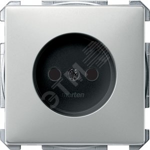 Механизм розетки без заземления без шторок винтовые зажимы сталь - Schneider Electric