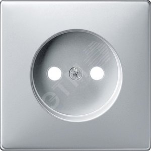 Центральная плата для механизма розетки без заземления алюминий - Schneider Electric