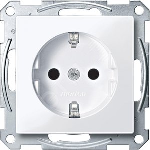 Механизм розетки Schuko с о шторками белый (MTN2300-0325) - Schneider Electric