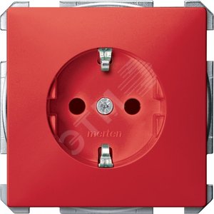 Механизм розетки Schuko рубиновый для спец.цепей - Schneider Electric