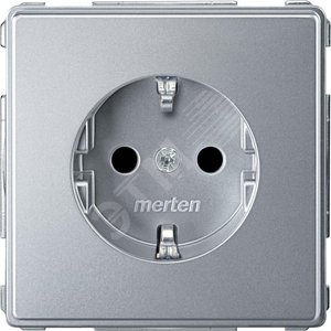 МЕХ. РОЗ.SCHUKO С ЗАШ.ШТОРКАМИ АЛЮМИНИЙ | MTN2300-7260 | Schneider Electric