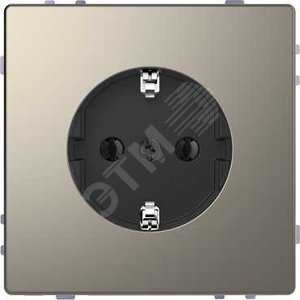 D-Life РОЗЕТКА 16А, с з/к, без  шт, НИКЕЛЬ , SD - Schneider Electric
