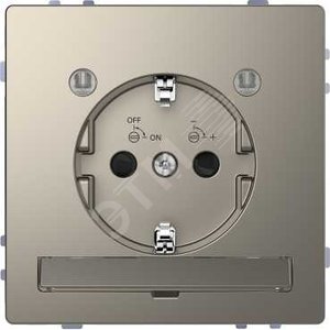 D-Life РОЗЕТКА 16А с з/к и LED модулем, НИКЕЛЬ , SD | MTN2304-6050 | Schneider Electric - Schneider Electric