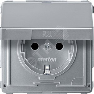 МЕХ. РОЗ.SCHUKO С КРЫШКОЙ С З/Ш,АЛЮМИНИЙ | MTN2310-7260 | Schneider Electric - Schneider Electric