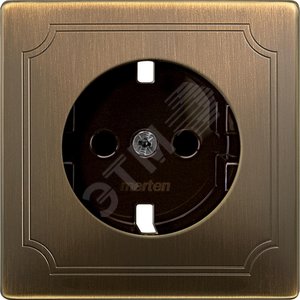 ЦЕНТР.ПЛАТА Д/МЕХ.РОЗ.SCHUKO АНТ.ЛАТ | MTN2330-4143 | Schneider Electric - Schneider Electric