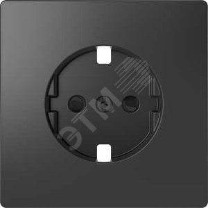 D-Life ЦЕНТРАЛЬНАЯ НАКЛАДКА д/механизма розетки, АНТРАЦИТ , SD | MTN2330-6034 | Schneider Electric - Schneider Electric