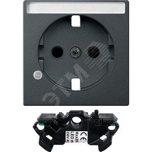 Ц.ПЛАТА С П.Д/НАД.,М.ИНД.Л/РОЗ.SCHUKO АН | MTN2333-0414 | Schneider Electric - Schneider Electric