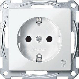 Механизм розетки Schuko с символом Посудомоечная машина белый (MTN2353-0319) - Schneider Electric