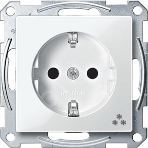 Механизм розетки Schuko с символом Морозильная камера белый - Schneider Electric