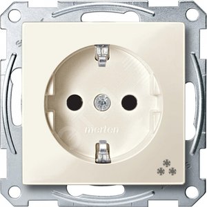 Механизм розетки Schuko с символом Морозильная камера бежевый - Schneider Electric