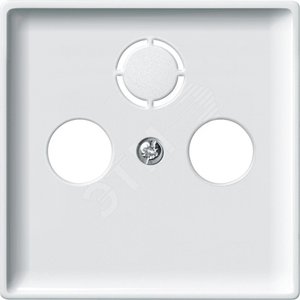 ЦЕНТР.ПЛАТА TV/FM Х2 Х3, БЕЛЫЙ | MTN294119 | Schneider Electric