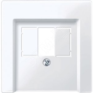 Накладка для телекоммуникационной розетки белая (MTN296025)