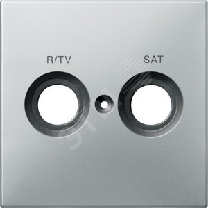 Центральная плата с маркировкой R/TV+SAT алюминий - Schneider Electric