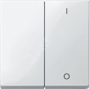 Клавиша 2шт с пиктограммой ВКЛ/ОТКЛ А-Б белый - Schneider Electric