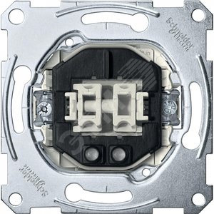 MERTEN Meх-м 2-кл. выключателя сх.1+1, 10A, с подсветкой и зам. конт. QF | MTN3165-0000 | Schneider Electric - Schneider Electric