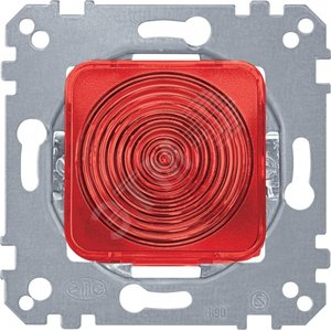 Механизм сигнальной лампы E10 красный колпачок