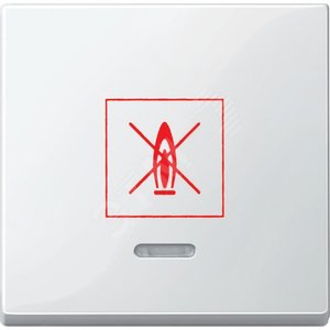 Клавиша с окошком для светоиндикатора Нагреватель белый (MTN3307-0319) - Schneider Electric