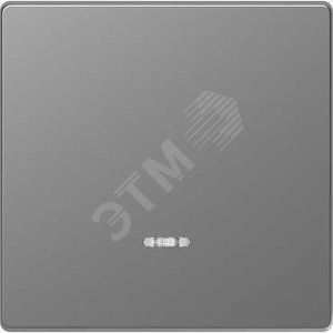 Клавиша одинарная D-Life с линзой для LED модуля сталь нержавеющая SD (MTN3320-6036) - Schneider Electric