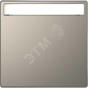 Клавиша одинарная D-Life с полем для надписи никель SD