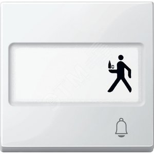 Клавиша с полем для надписи ЗВОНОК белый - Schneider Electric