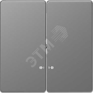 D-Life КЛАВИША 2-ная с линзой для LED модуля, НЕРЖ. СТАЛЬ , SD - Schneider Electric