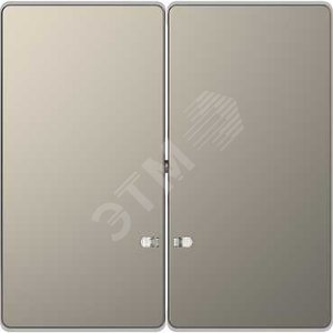 D-Life КЛАВИША 2-ная с линзой для LED модуля, НИКЕЛЬ , SD - Schneider Electric