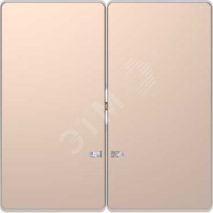 D-Life КЛАВИША 2-ная с линзой для LED модуля, ШАМПАНЬ , SD - Schneider Electric