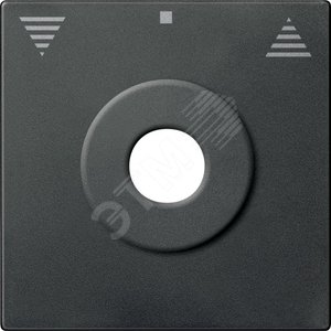 Центральная плата с маркировкой ВВЕРХ/СТОП/ВНИЗ антрацит